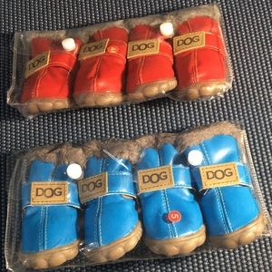 Ugg inspired dog boots! Brand new!